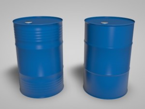 two types of oil barrels Modelo 3D