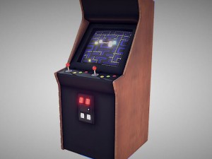 classic arcade game machine 3D Модель
