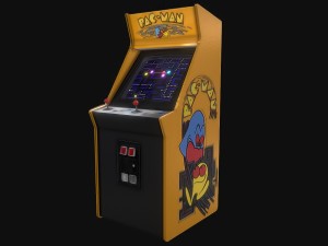 classic arcade game machine 3D मॉडल