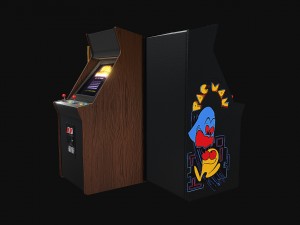 classic arcade game machine 3D Модель