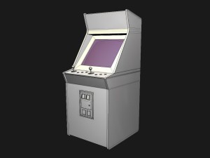 classic arcade game machine 3D Модель