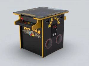 m&aacute;quina de jogo arcade de mesa de coquetel Modelo 3D