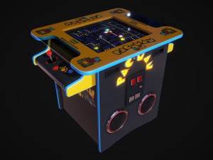 cocktail table arcade game machine 3D Model