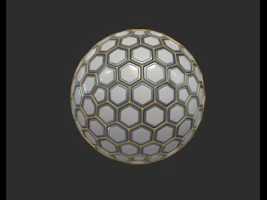 esfera hexa de fic&ccedil;&atilde;o cient&iacute;fica Modelo 3D