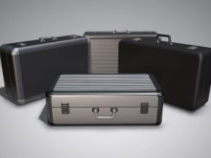 pastas de metal - baixo alto poli Modelo 3D