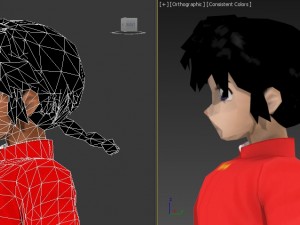 ranma model vr - ar - low-poly 3D Model