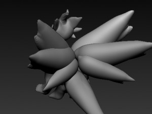 winged pink dragon 3D Model