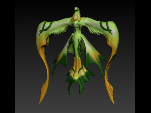 quetzalcoatl electric bird 3D Model