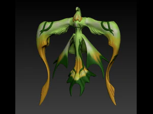 burung listrik quetzalcoatl Model 3D