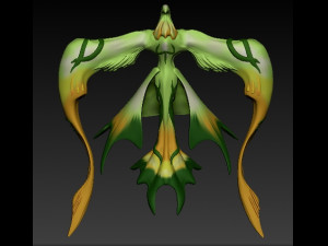 quetzalcoatl electric bird 3D Модель
