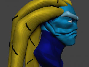 toby god of the sea 3D Model