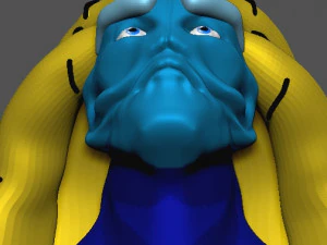 toby god of the sea 3D Model