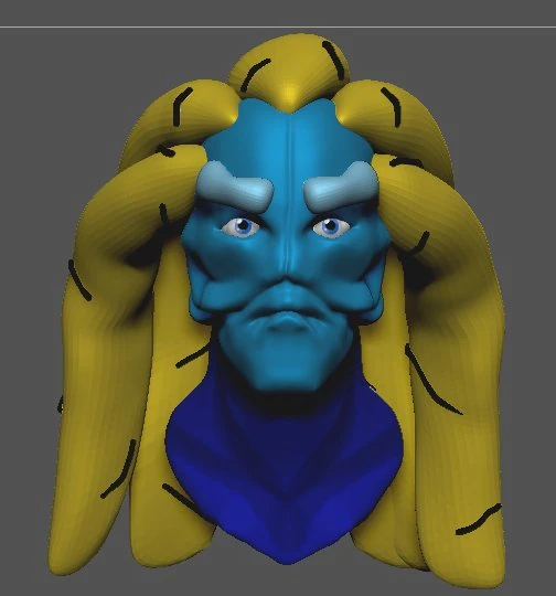 toby god of the sea 3D Model .c4d .max .obj .3ds .fbx .stl .blend 