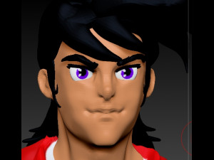 samuray ronin warrior red first costume 3D Model