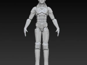 samuray ronin guerreiro vermelho primeira fantasia Modelo 3D