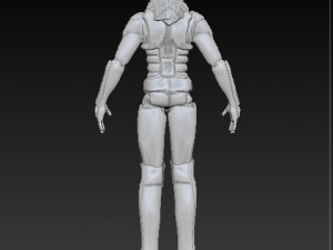 samuray ronin warrior red first costume 3D Model