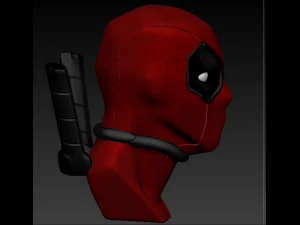 mascarado com espadas Modelo 3D