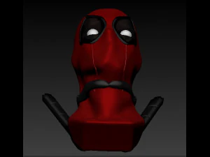 mascarado com espadas Modelo 3D