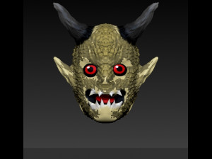 demon mask 3D Model