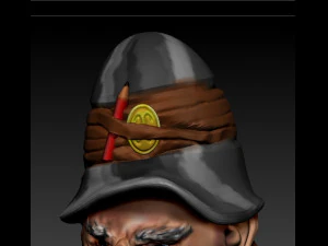 dwart painter 3D Model