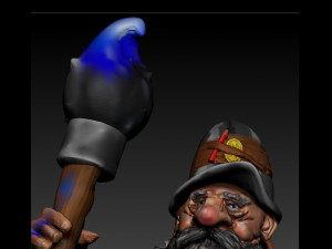 dwart painter 3D-Modell