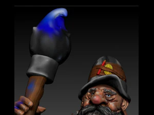 dwart painter 3D Model