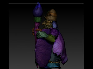 dwart painter 3D-Modell