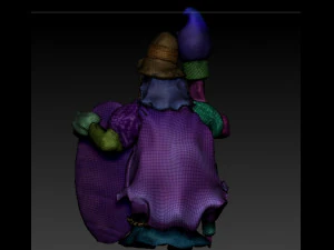 dwart painter 3D Model