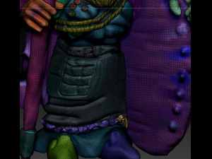 dwart painter 3D Model