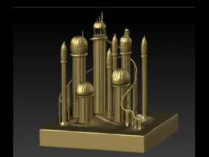 castle of the ocean 3D Model