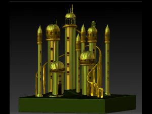 castle of the ocean 3D Model