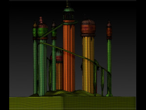 castle of the ocean 3D 模型
