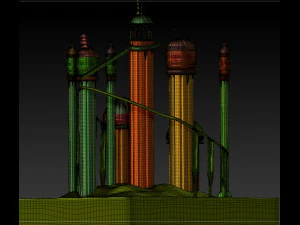 castle of the ocean 3D Model