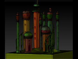 castle of the ocean 3D 模型
