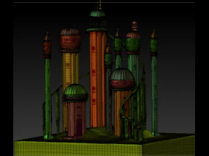 castle of the ocean 3D Model