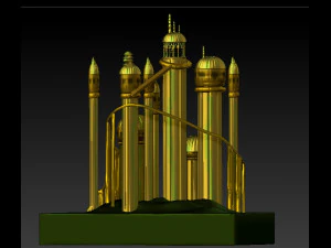 castle of the ocean 3D Model