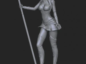 숲의 엘프 3D 프린트 모델