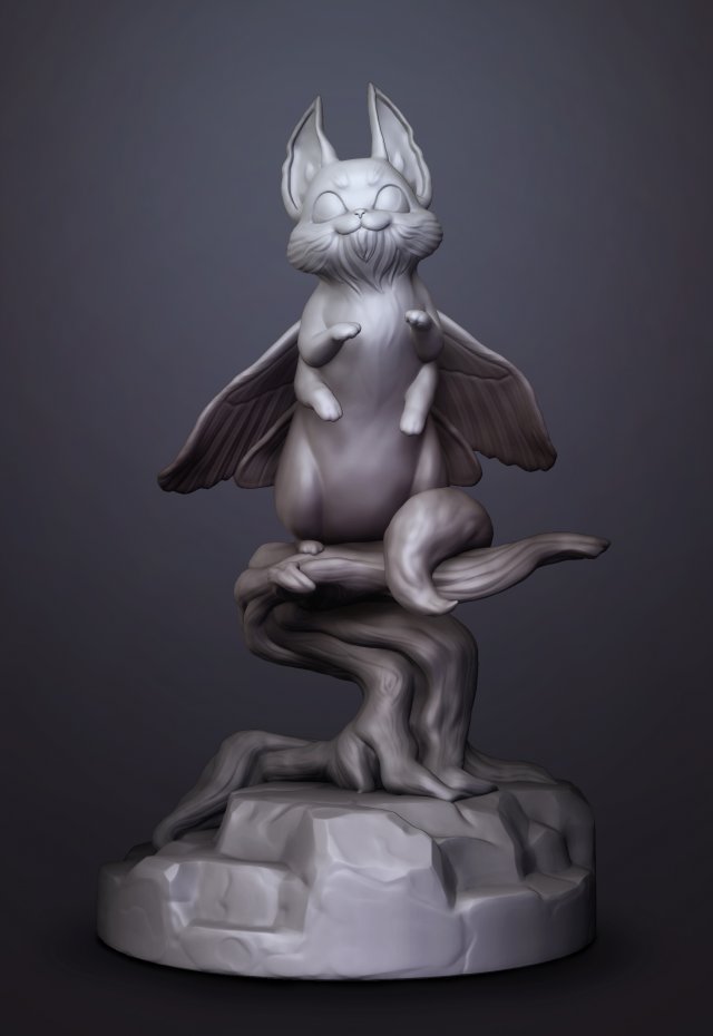 gybrid with many paws 3D Baskı Modeli .c4d .max .obj .3ds .fbx .stl .blend