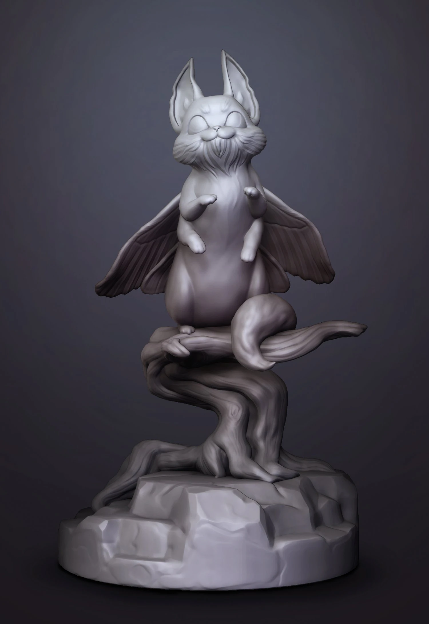 gybrid with many paws 3D Print Model .c4d .max .obj .3ds .fbx .stl .blend