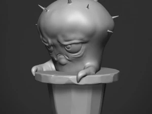 sad cactus 3D Print Model