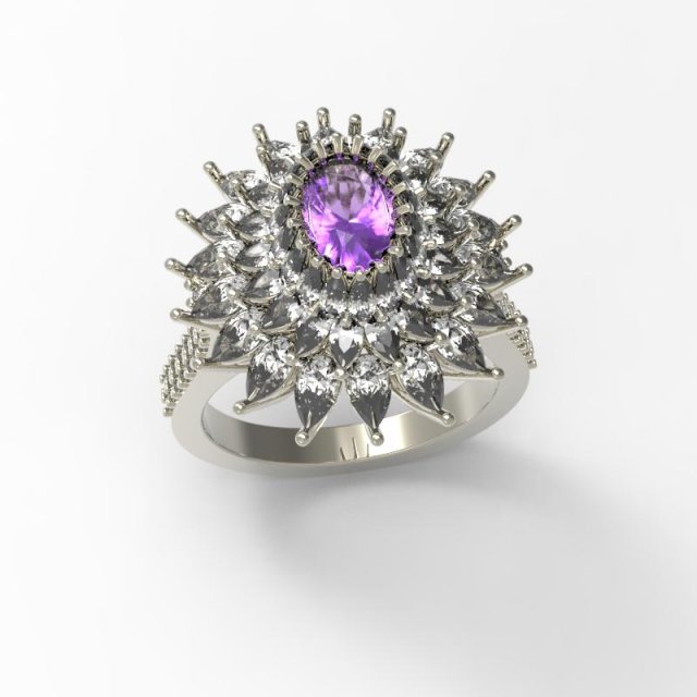 ring volcano Modelo de Impressão 3D .c4d .max .obj .3ds .fbx .stl .blend 