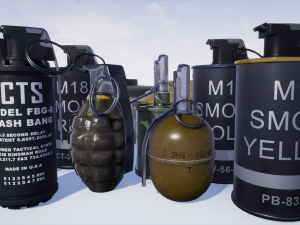 grenade pack 3Dモデル