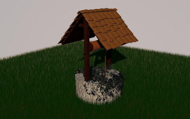 well 3D Model .c4d .max .obj .3ds .fbx .stl .blend 