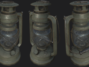 oil lanterns pbr 3D 模型