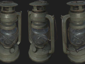 oil lanterns pbr 3D Model