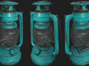 oil lanterns pbr 3D 模型