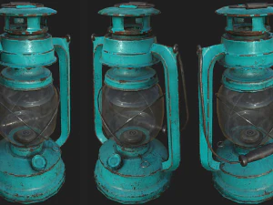 oil lanterns pbr 3D Model