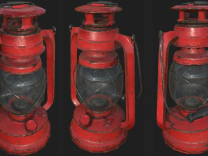 oil lanterns pbr 3D Model