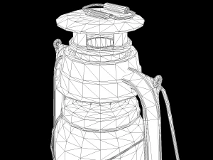 oil lanterns pbr 3D Model