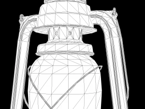 oil lanterns pbr 3D Model